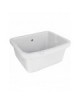 VASCA LAVATOIO IN CERAMICA  SENZA  STRIZZATOIO  CM 60x50 LINPHA