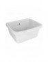 VASCA LAVATOIO IN CERAMICA  SENZA  STRIZZATOIO  CM 60x50 LINPHA