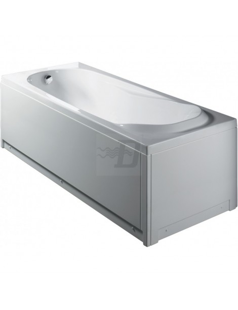 GUSCIO VASCA RETTANGOLARE MILO 160x70 CON PANNELLO
