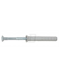TASSELLO NYLON CON VITE A CHIODO PREMONTATO 6x80