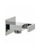 PRESA ACQUA OTTONE CROMO CON SUPPORTO 1/2X1/2