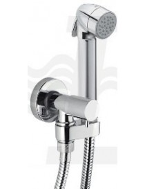 SET DOCCIA COMPLETO TALITA-GOM CON PULSANTE  OTTONE