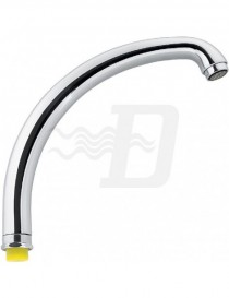 CANNA PER LAVELLO SIMILFUSA LUNGA 20 CM CROMO
