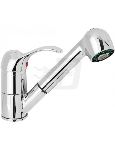 MONOCOMANDO LAVELLO MONOFORO CON DOCCETTA ESTRAIBILE CLASS