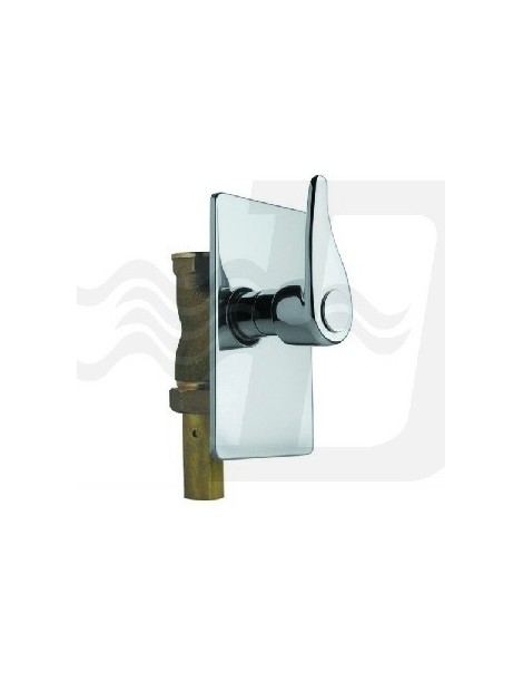 PASSO RAPIDO PER WC CON PIASTRA QUADRI D. 3/4"CR