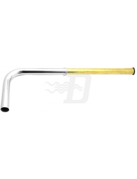 TUBO A "L" PER FLUSSOMETRO INCASSO 1" MM
