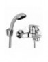 MONOCOMANDO VASCA  CROMO CON DUPLEX SERIE FLAT
