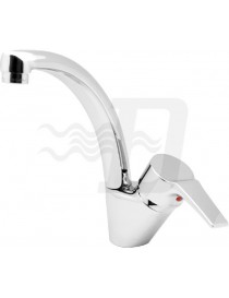 MONOCOMANDO MONOFORO LAVELLO MANIGLIA LATERALE  CROMO SERIE  FLAT ZUCCHETTI