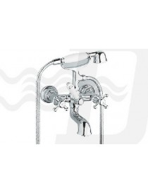 GRUPPO VASCA SENZA DUPLEX SERIE DELFI  CROMATO ZUCCHETTI