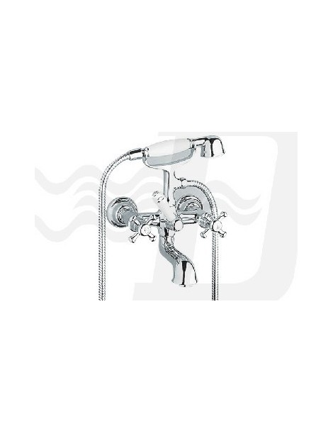 GRUPPO VASCA SENZA DUPLEX SERIE DELFI  CROMATO ZUCCHETTI