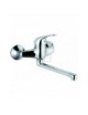 MISCELATORE MONOCOMANDO LAVELLO A MURO CROMO LINEA ASTRO2