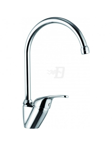 MISCELATORE MONOCOMANDO LAVELLO BOCCA ALTA CROMO LINEA ASTRO 2