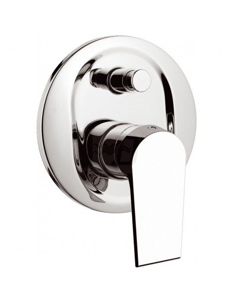 MONOCOMANDO INCASSO DOCCIA CON DEVIATORE CROMO LINEA ARTIC