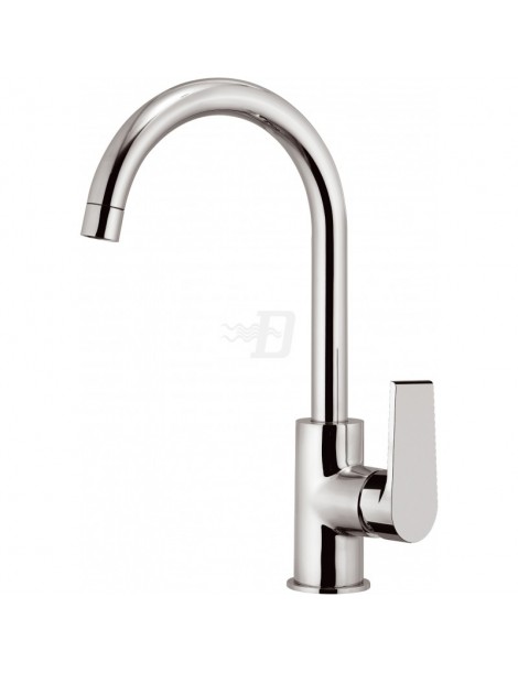 MISCELATORE MONOCOMANDO LAVELLO BOCCA ALTA CROMO LINEA ARTIC