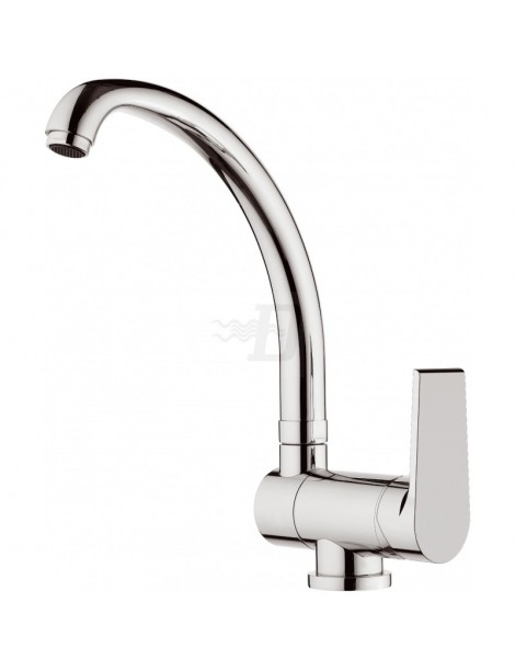 MONOCOMANDO LAVELLO  BOCCA ALTA CANNA PIEGHEVOLE CROMO LINEA ARTIC