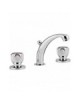 BATTERIA LAVABO 3 FORI CROMO LINEA DOMINO