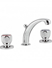 BATTERIA LAVABO 3 FORI CROMO LINEA DOMINO