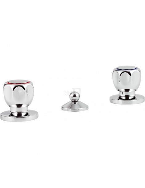 BATTERIA BIDET 3 FORI CROMO LINEA DOMINO