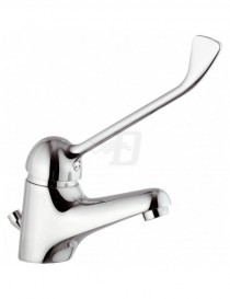 MISCELATORE MONOCOMANDO LAVABO CON LEVA CLINICA CROMO LINEA EPIC