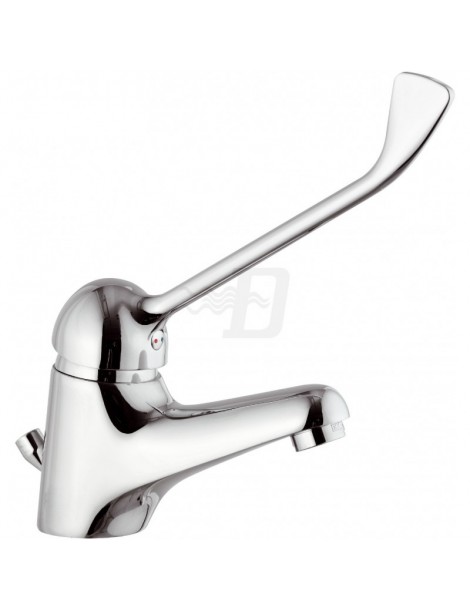 MISCELATORE MONOCOMANDO LAVABO CON LEVA CLINICA CROMO LINEA EPIC