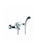 MISCELATORE MONOCOMANDO  VASCA CON SUPPORTO A SNODO CROMO LINEA EPIC