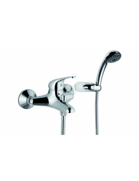 MISCELATORE MONOCOMANDO  VASCA CON SUPPORTO A SNODO CROMO LINEA EPIC