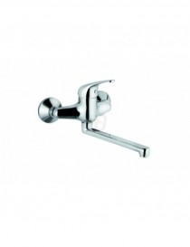MISCELATORE MONOCOMANDO LAVELLO A MURO CROMO LINEA EPIC