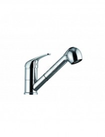 MISCELATORE MONOCOMANDO LAVELLO CON DOCCIA ESTRAIBILE CROMO 2GETTI LINEA EPIC