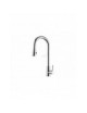 MISCELATORE MONOCOMANDO LAVELLO CON BOCCA GIREVOLE DOCCIA ESTRAIBILE CROMO LINEA EPIC