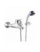 MISCELATORE MONOCOMANDO VASCA ESTERNO CROMO CON ACCESSORI LINEA MAXIMA