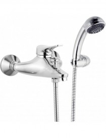 MISCELATORE MONOCOMANDO VASCA ESTERNO CROMO CON ACCESSORI LINEA MAXIMA