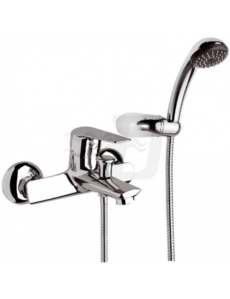 MONOCOMANDO VASCA ESTERNA CON ACCESSORI CROMO LINEA ESSENZA