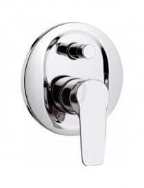 MONOCOMANDO INCASSO DOCCIA CON DEVIATORE CROMO LINEA ESSENZA