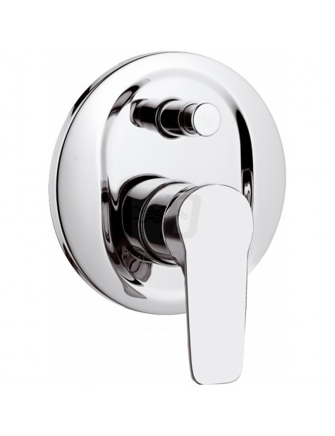 MONOCOMANDO INCASSO DOCCIA CON DEVIATORE CROMO LINEA ESSENZA