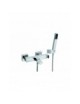 MISCELATORE MONOCOMANDO VASCA  CON ACCESSORI CROMO LINEA POLAR