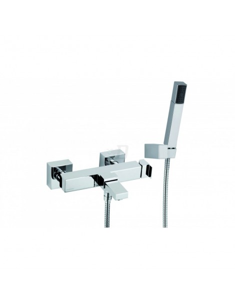 MISCELATORE MONOCOMANDO VASCA  CON ACCESSORI CROMO LINEA POLAR