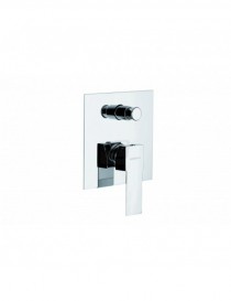 MISCELATORE MONOCOMANDO INCASSO DOCCIA CON DEVIATORE CROMO LINEA POLAR