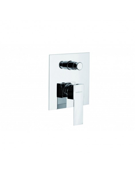 MISCELATORE MONOCOMANDO INCASSO DOCCIA CON DEVIATORE CROMO LINEA POLAR