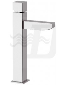 MISCELATORE MONOCOMANDO  CROMO LAVABO ALTO LINEA CUBIC