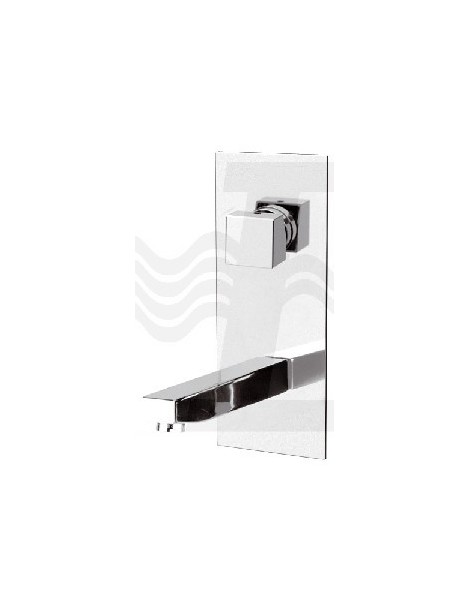 MISCELATORE MONOCOMANDO LAVABO AD INCASSO CROMO LINEA CUBIC