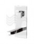 MISCELATORE MONOCOMANDO LAVABO AD INCASSO CROMO LINEA CUBIC