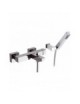 MISCELATORE MONOCOMANDO VASCA  CROMO CON ACCESSORI LINEA CUBIC MARIANI