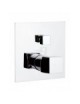 MISCELATORE MONOCOMANDO INCASSO CROMO CON DEVIATORE LINEA CUBIC MARIANI
