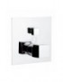 MISCELATORE MONOCOMANDO INCASSO CROMO CON DEVIATORE LINEA CUBIC MARIANI