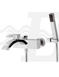 MISCELATORE MONOCOMANDO VASCA  CROMO CON ACCESSORI LIENA MARTE MARIANI