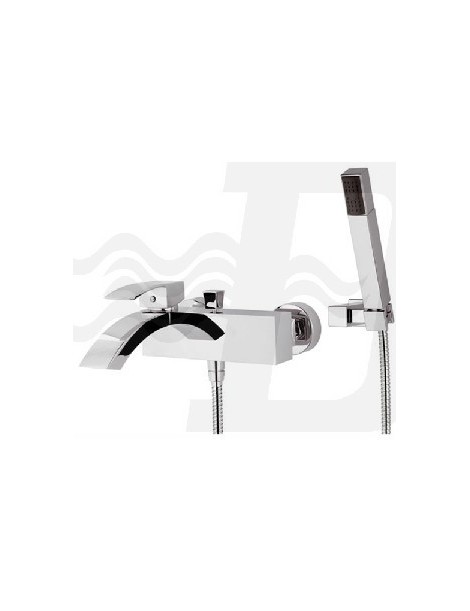 MISCELATORE MONOCOMANDO VASCA  CROMO CON ACCESSORI LIENA MARTE MARIANI
