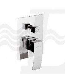 MISCELATORE MONOCOMANDO INCASSO DOCCIA CROMO CON DEVIATORE LINEA MARTE MARIANI