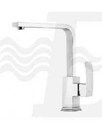 MISCELATORE MONOCOMANDO LAVELLO CROMO CON BOCCA GIREVOLE  LINEA MARTE MARIANI