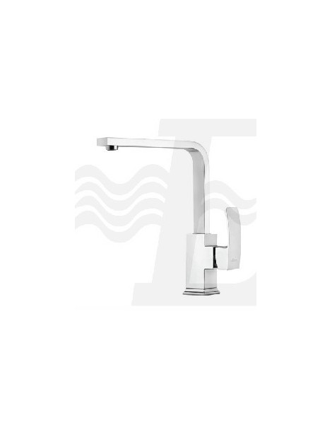 MISCELATORE MONOCOMANDO LAVELLO CROMO CON BOCCA GIREVOLE  LINEA MARTE MARIANI