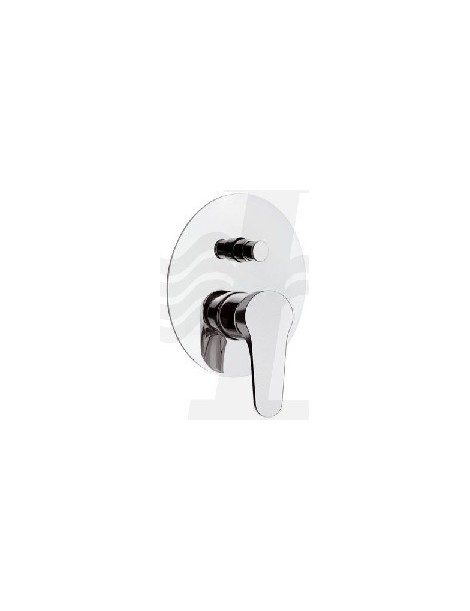 MISCELATORE MONOCOMANDO INCASSO CROMO CON DEVIATORE LINEA SURF MARIANI